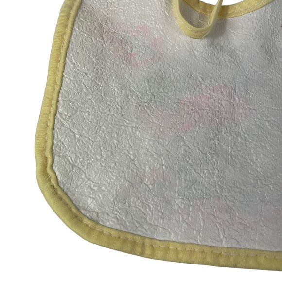 Vintage Squirrel Acorn Oak Leaf Tie-up Baby Bib Infant Nature Red Yellow Photos - Picture 8 of 10